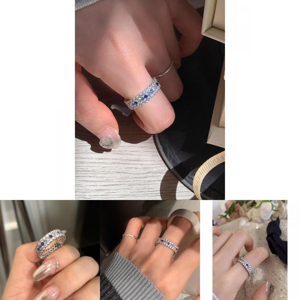Minimalist Sophisticated Adjustable Copper Ring With Glimmering Zirconia For Elegant Womens Jewelry