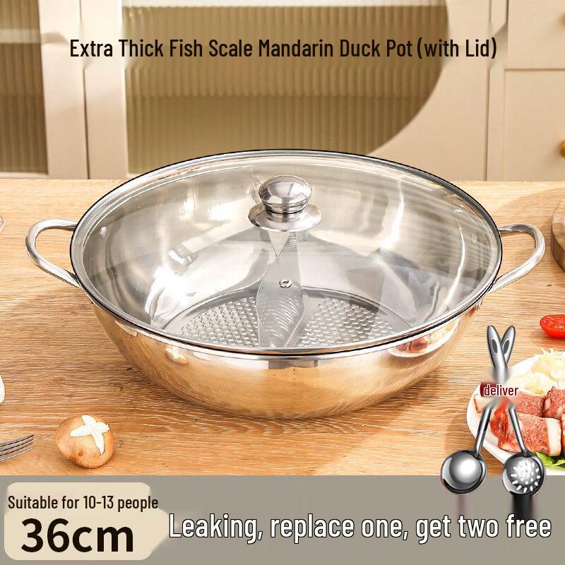 Yuzhuxun Stainless Steel Induction Yin-Yang Hot Pot
