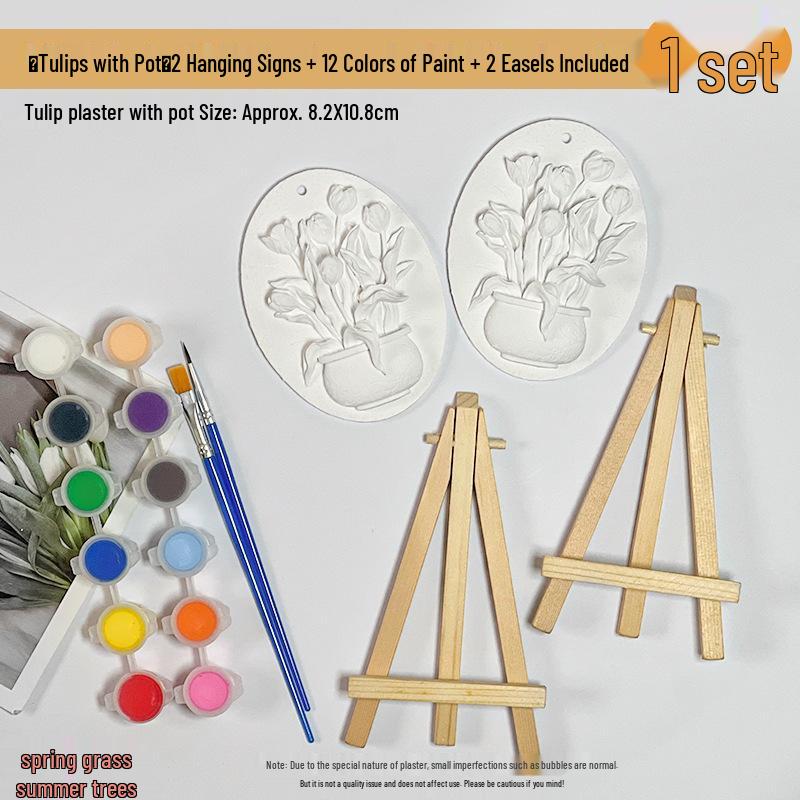 Mini Plaster Doll DIY Coloring Kit – Handmade Creative Toy & Gift Ornament