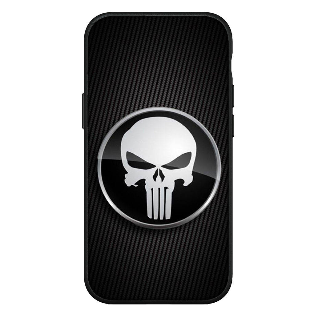 Für iPhone 16 15 X XR Samsung Galaxy S24 S23 Plus Xiaomi Redmi Note 13 12 11 Pro Max 9 10 14 OPPO Huawei Cover The Marvel Punishers Skull Handyhülle