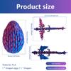 3D Printed Dragon with Dragon Egg Flexible Rotatable Dragon Toys 3D Printed Dragon Ornament Exquisite Articulated Dragon Toys