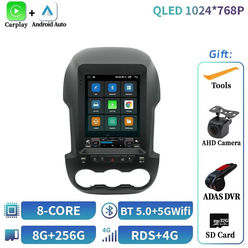 9.7inch Android 14 For Ford Ranger 2012-2015 Car Radio Wireless Bluetooth Carplay Player Navigation 4G GPS Touch Screen Stereo
