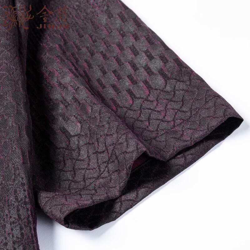 Men's New Chinese Style Mulberry Silk Short Sleeve Shirt