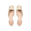 Fashion Single Shoes Commuter RV Square Buckle Patent Leather Square Head Shallow Mouth Hollow Flat Bottom Women's Single Shoes Versatile Low Heel