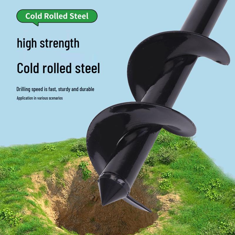 Electric Spiral Drill Bit for Planting Vegetables, Flowers, and Grass - Garden Soil Digging Tool