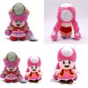 Super Mario Plush Toy Pink Mushroom Sister Soft Cuddly Limited Edition