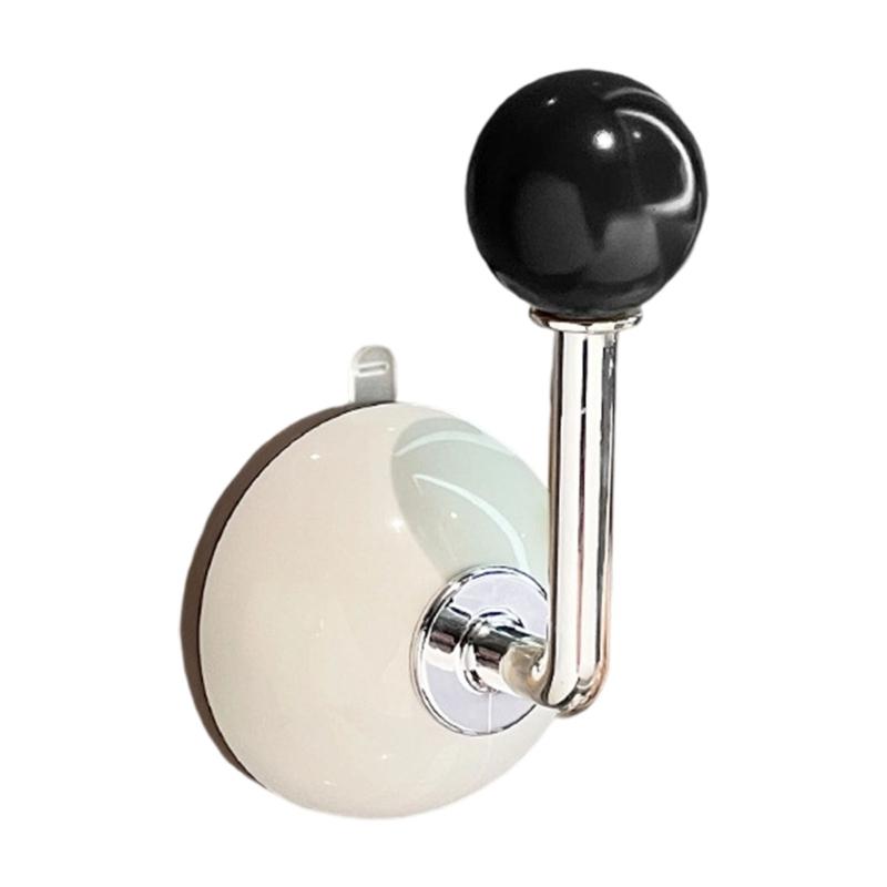 Multipurpose ABS Metal Hook Strong Suction Adhesive Hook for Wardrobe Cabinet Shelves Home Storage