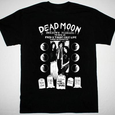Dead Moon Band Punk Rock Schwarz 100% Baumwolle T-Shirt Herren T-Shirts Oberteil Unisex S-5XL 13