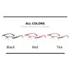 Half Frame Men Reading Glasses Sqaure Anti Blue Light Presbyopia Glasses Ultra Light Women Hyperopia Computer Glasses Read+1.0 +1.5 +2.0