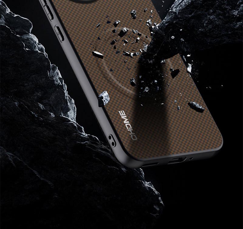 Tecno Spark30 5G Protective Case, Full Coverage, Anti-Drop, Luxury Magnetic Buckle, Textured Design