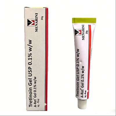 Tretinoin Gel 0,1 % Krém na léčbu akné Retinoidový krém na jizvy po akné 20 g