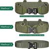 Tactical Battle Belt Military Airsoft Waist Band Thickened Widened Multi-purpose Adjustable Quick Release Buckle Outdoor Hunting