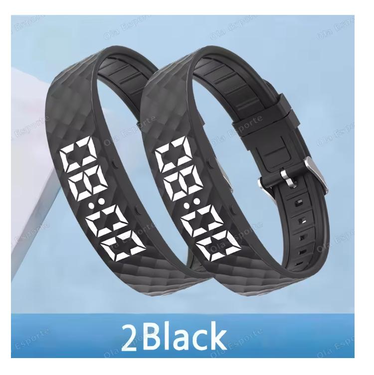 2026 New LED Digital Smart Bracelet Monitor Vibration Alarm Wristband Smart Bracelet Waterproof Smartband for Student Smart Band
