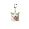 Lightweight Cat Head Keyring Cat Head Backpack Hanging Ornament  For Backpack Decoration