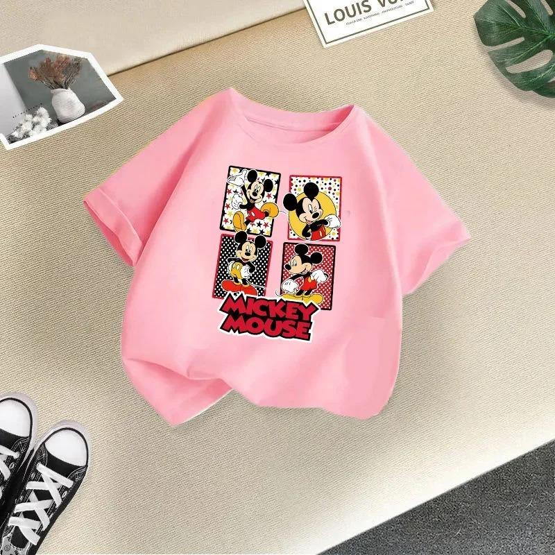 Minnie kids Tshirt shortsleeve Tshirt with pure cotton cartoon print 100