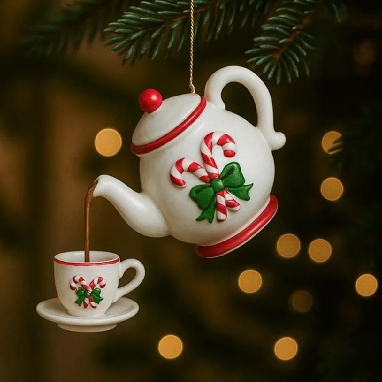 Christmas Tree Acrylic Hanging Ornament Shatterproof Holiday Tree Decoration Elegant Carving Texture For Mantels Window
