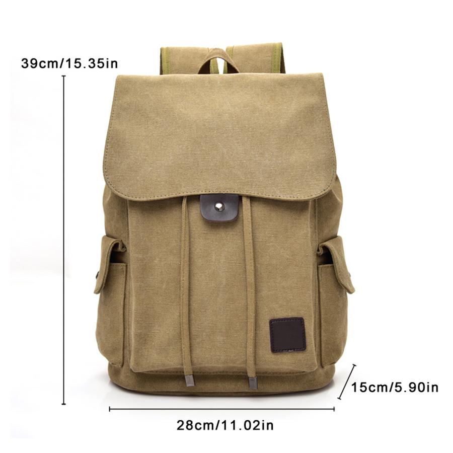 Nuovo zaino da uomo in tela di alta qualità, grande borsa a tracolla per la scuola, zaino per ragazzi, borse da viaggio alla moda, borse semplici alla moda