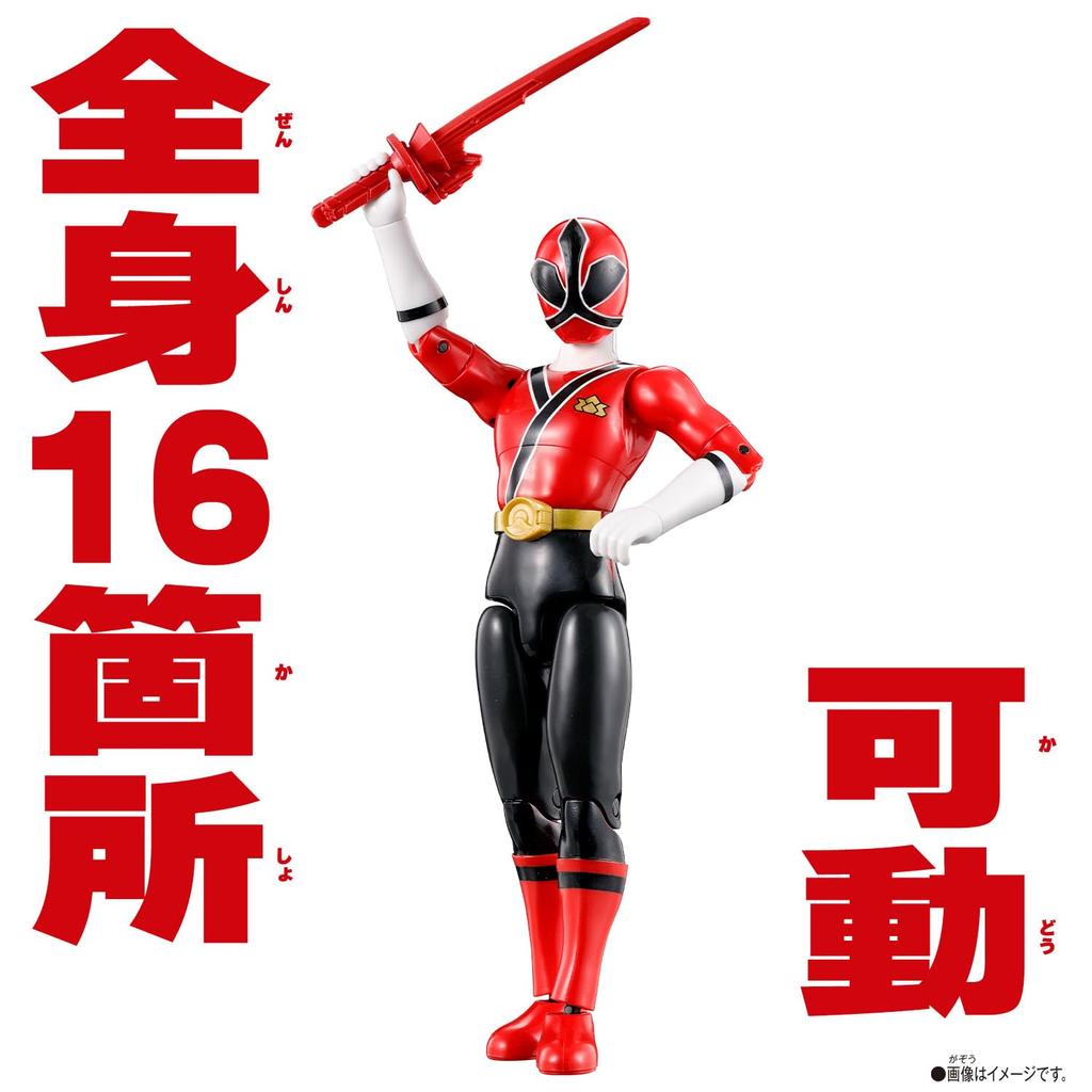 Action Hero Shinken Red Super Sentai Series Samurai Sentai Shinkenger [BANDAI]