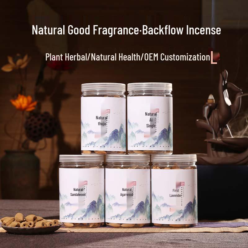 

Sandalwood & Lavender Aromatherapy Cone Incense for Indoor Use