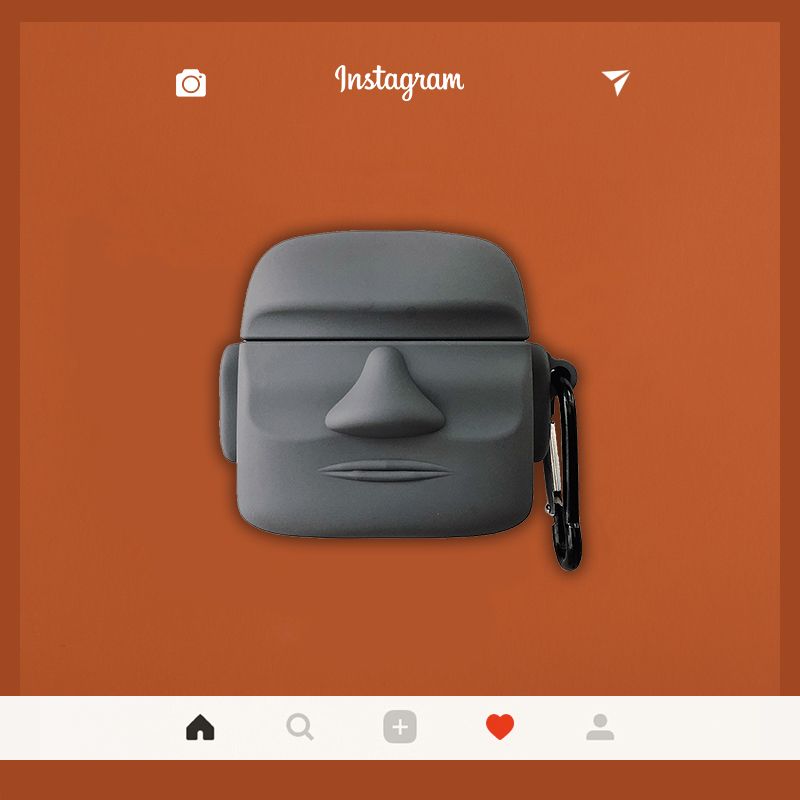 

Case Freeclip Earphone Case Huawei 5i Minimalist Spoof 4e Three Four Five Generation Soft 4i/3 Generation Freebuds5 Generation New Arrival 2023 airpods1 [Stone Man] + Buckle