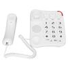 Big Button Phone 3 Picture Keys Amplified Sound Corded Landline Telephone for Seniors Home Office