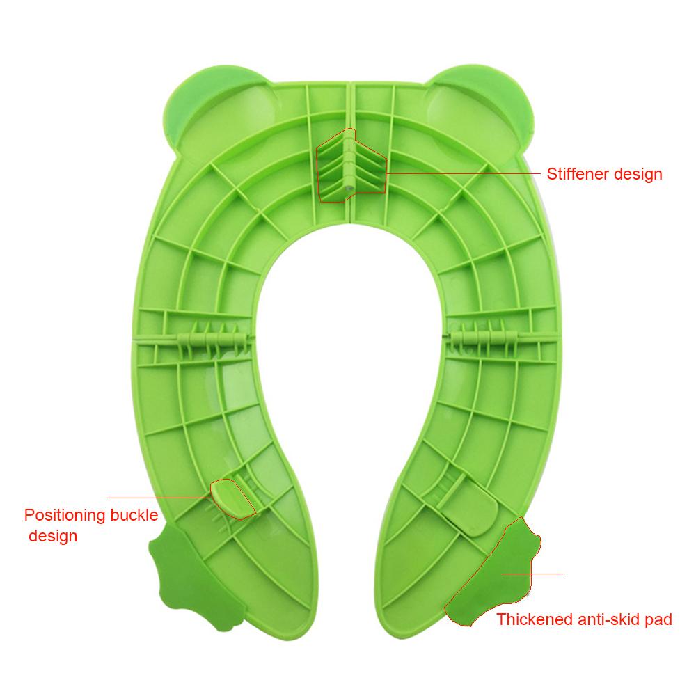 Foldable Kids Toilet Seat Cover Mat Bathroom Toilet Pad Baby Toilet Training Seat Travel Potty Children Pot Seater Accessories