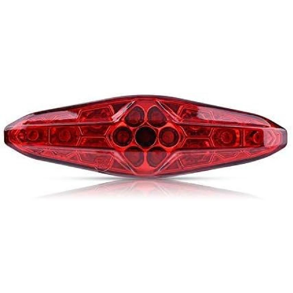 12V Universal 15 LED Motorcycle Rear Tail Light Brake Stop Running Tail Light ATV Dirt Bike (B)