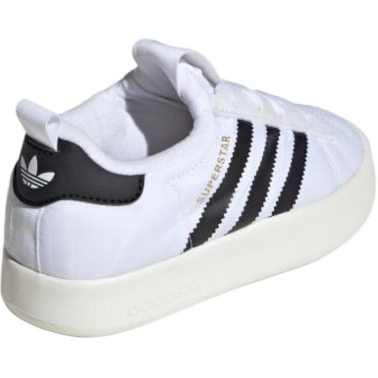 Adidas Originals Superstar Vielseitig Bequem Langlebig Low-Top Kinder Skateschuhe Kinder Sneaker Weiß IH0264
