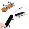 Finger Skateboard Stress Relief Toy With Wooden Deck For Hand Eye Coordination And Brain Development