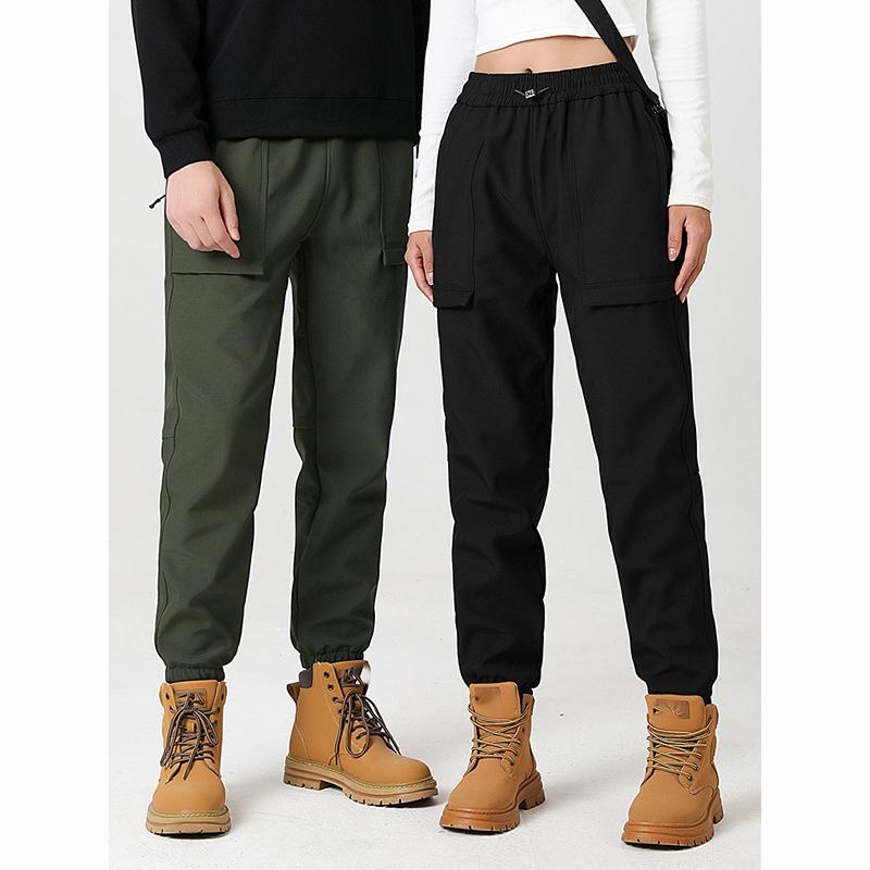 Zimní silné fleecové kalhoty Pánské Dámské Vodotěsné Větruodolné Teplé Jogger kalhoty Unisex Turistika Kempování Horolezectví Lyžování Kalhoty