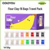 Coloyou 16-Pack Non-Toxic Flour Playdough Travel Set