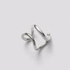 Hustad 238 Leaf Earcuff_ 925 Silver Lip Earcuff