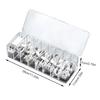 Transparent Plastic Data Cable Storage Box USB Cord Sorter Daily Office Supplies Sundries Small Desk Accessories Storage