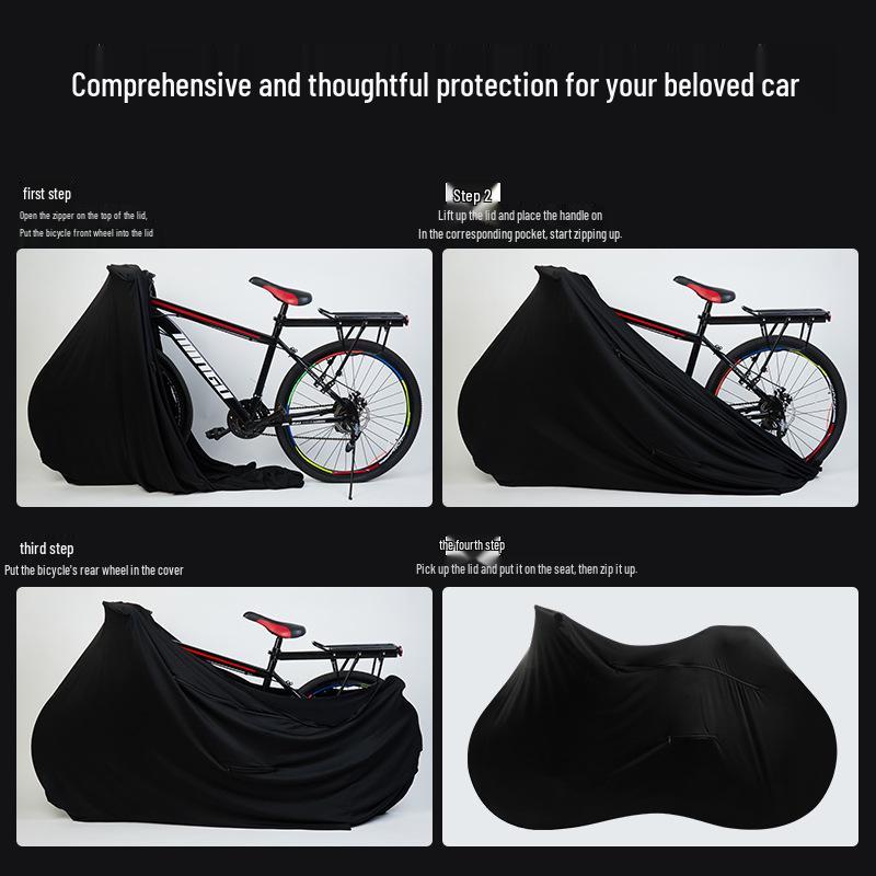 Bicycle Protective Sleeve - Full Cover Dust & Sun Protection for Road and Mountain Bikes