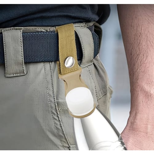 WBway [Color Options] Water Bottle Holder with Detachable Carabiner, Belt Holder, Drink Holder for Outdoor Activities, Mountaineering, Camping, Hiking