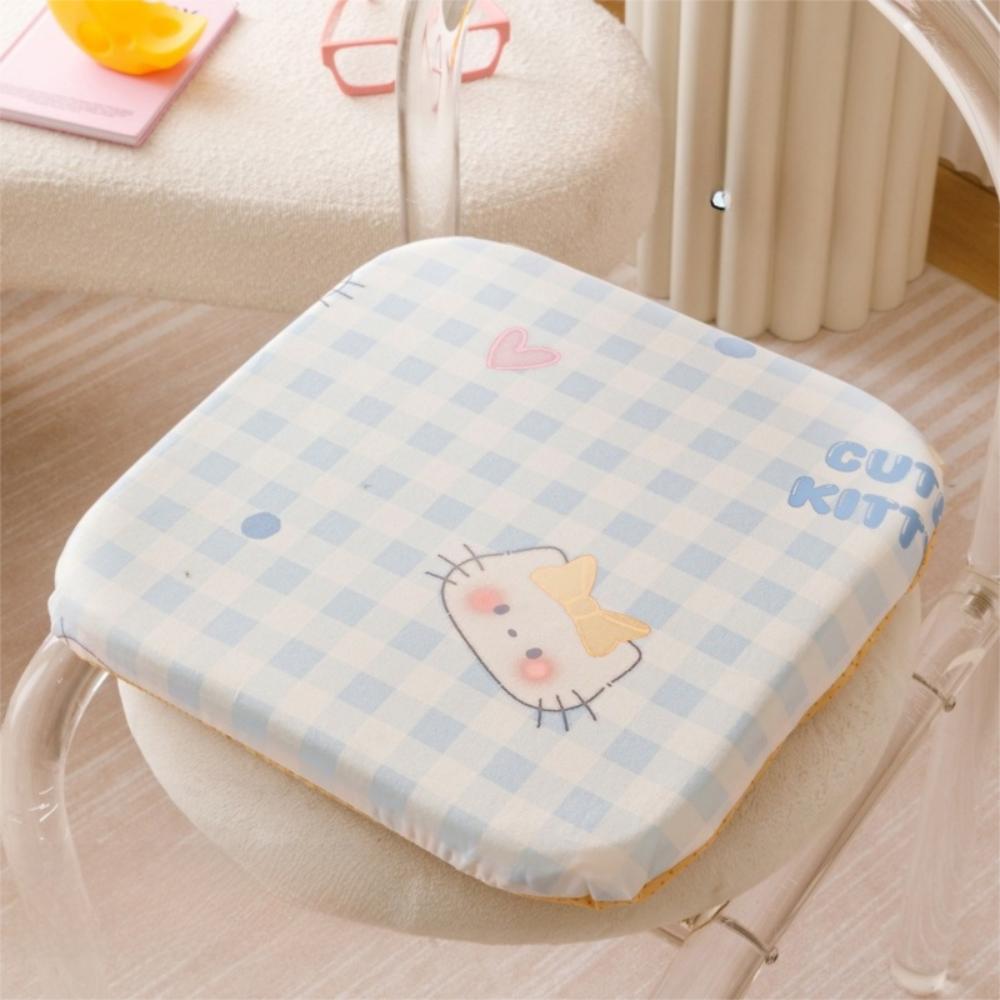 

4cm Thick Chair Cushion Ultra Soft Seat Cushion Summer Memory Foam Cushion Lumbar Support 3