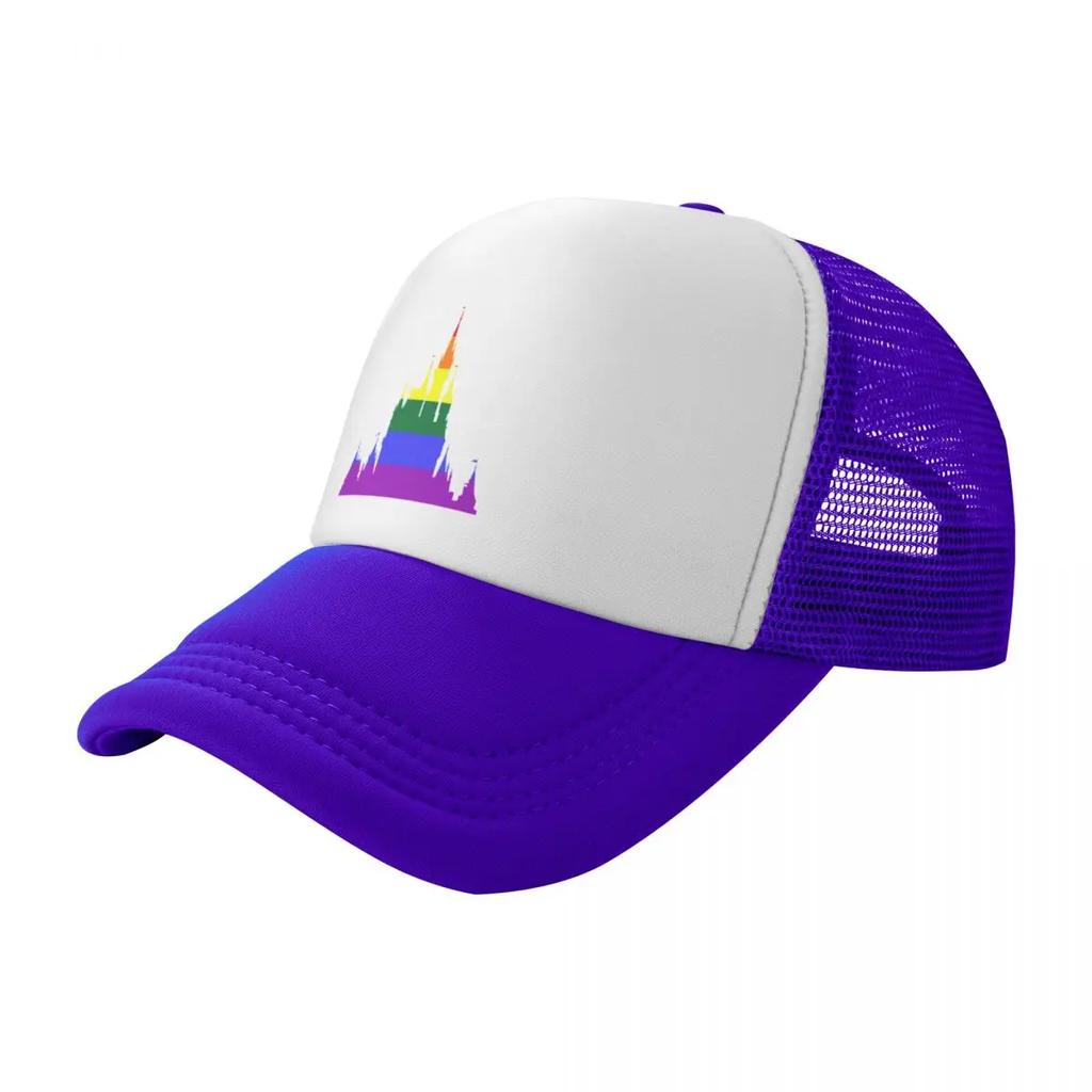 Rainbow Magic Castle Silhouette Mark III Baseball Cap Big Size Hat Anime Funny hats Male Womens