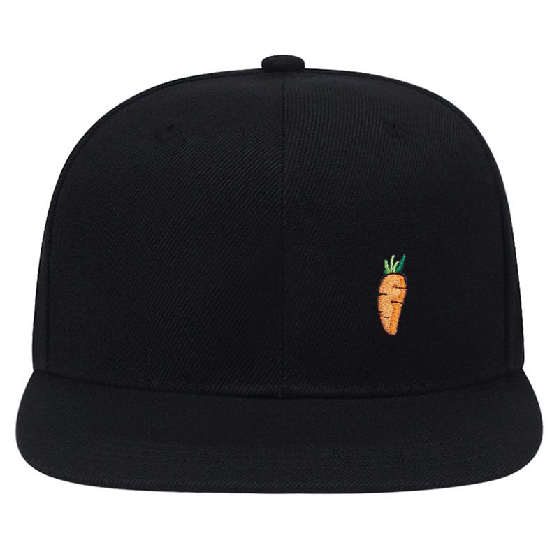 Hip Hop Baseball Cap Cartoon Carrot Embroidery Golf Hat Adjustable Cotton Snapback Hats for Men Women Trucker Caps Gorra