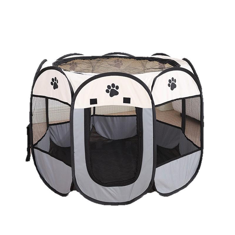 Foldable Octagonal Pet Tent: Thickened, Warm Dog Fence & Cat Birthing Room