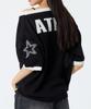 ANDTHEOTHER Oversized Round Neck Short Sleeve Knit Black