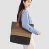Vintage Canvas Shoulder Bag Women's Portable Tote Bag Tongle Large Capacity Shopping Bag
