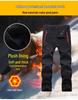 Men's Plus Size Fleece-Lined Winter Mountaineering Suit: Windproof, Rainproof, Thick, and Warm.