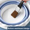 Portable Paint Brush Washing Bucket Silicone Paint Brush Washer Wash Pen Bucket  Students