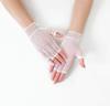 Sexy Half-Finger Mesh Gloves for Theme Parties & Halloween