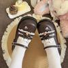 Kitten Beaded Sweet Cute Shoes Women's Autumn 2025 Explosion Japanese Flat-bottomed Sailor Suit Mary Jane Single Shoes