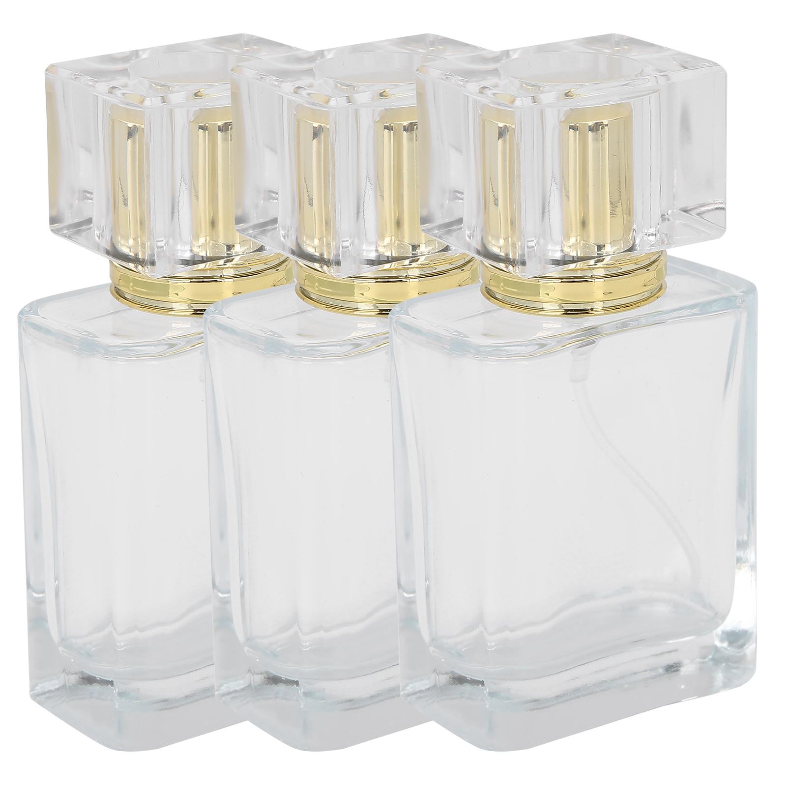 

50 мл многоразовый флакон для духов стеклянный спрей прозрачный жидкий пустой распылитель контейнер золото золотой