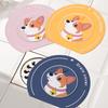 Silicone Floor Drain Mat Cartoon Dog Kitchen Sink Seal Mat  for Bathroom Hair Collection