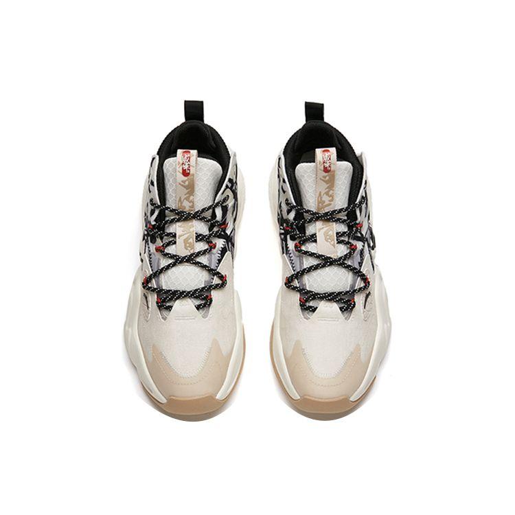 Anta Badass Weifeng 2 Low-Top Sneakers With Grip And Warmth Men Sneakers White Black Gray 112148080-7