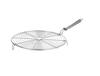 Rede Redonda de Assar em Aço Inoxidável Assador de Arame Com Jali para Papad, Jali para Roti e Grelha de Churrasco Para Cozinha - Pacote Com 1