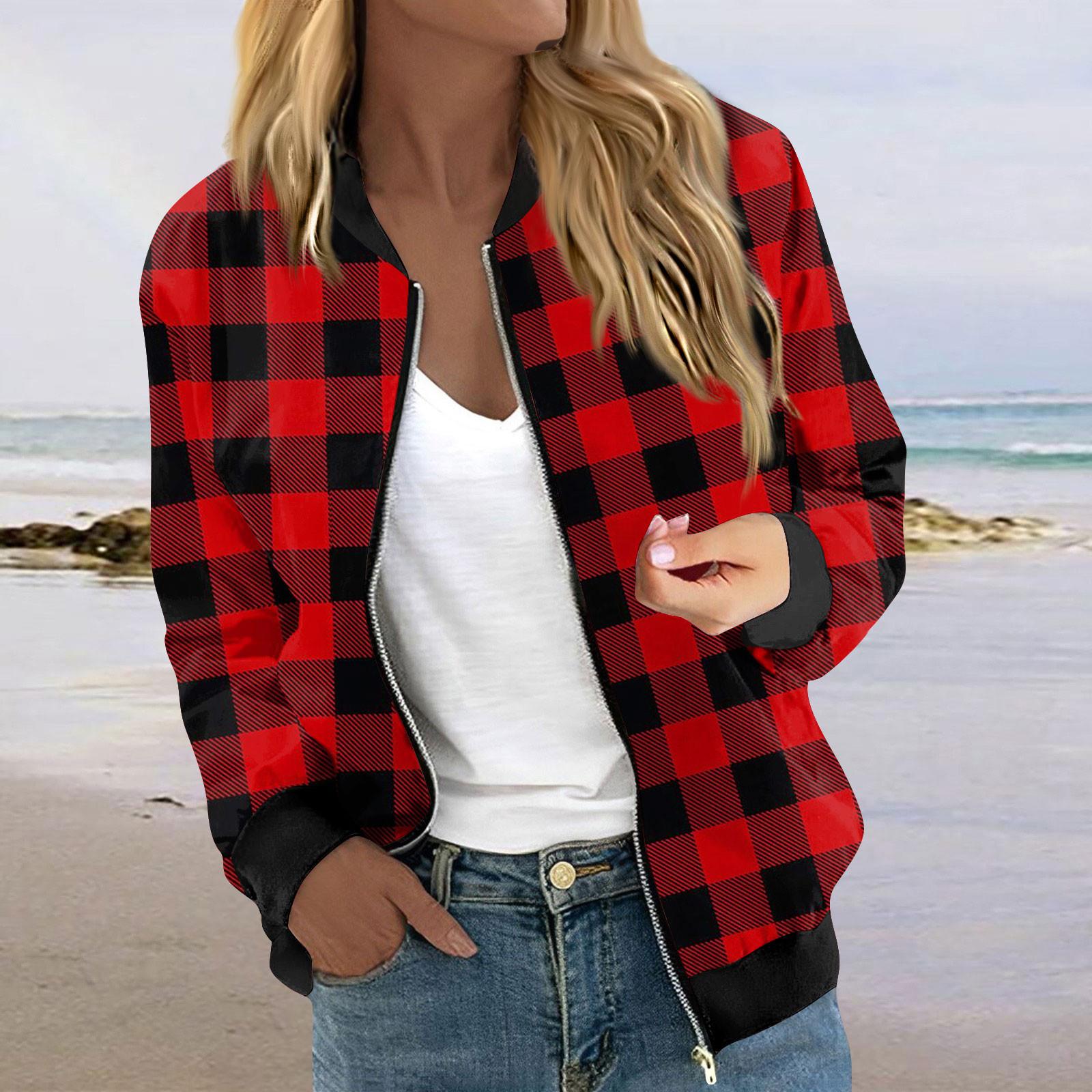 

Женская модная повседневная куртка на молнии с принтом и карманами, длинное пальто с рукавами XL